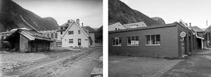 <em>Anders Beer Wilse</em>  ::  Saaheims ældste Hus, 1911<br><em>Per Berntsen</em>  ::  Nedlagt brannstasjon, 24. oktober 2004