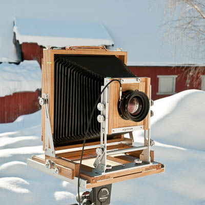 Camera with Schneider Apo-Symmar  L 210 mm